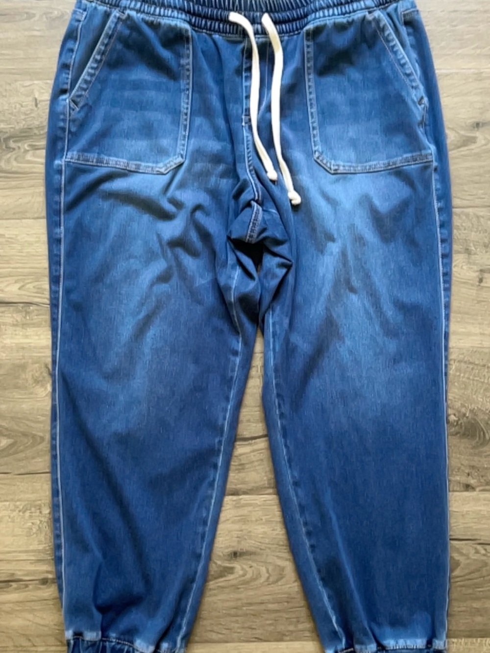 Lane Bryant Women’s Relaxed Drawstring Jeans - Blue